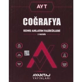AYT Coğrafya Konu Anlatım Fasikülleri - Avantaj Yayınları