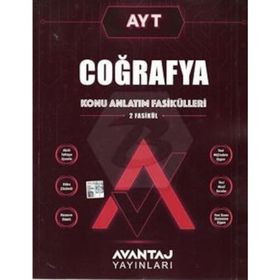AYT Coğrafya Konu Anlatım Fasikülleri - Avantaj Yayınları