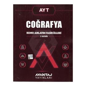 AYT Coğrafya Konu Anlatım Fasikülleri - Avantaj Yayınları