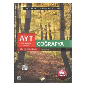 AYT Coğrafya Konu Anlatımlı FDD Yayınları