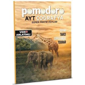 AYT Coğrafya Konu Özetli Soru Fasiküllü Süper Pratik Notlar - Pomodoro Yayınları