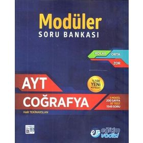 AYT Coğrafya Modüler Soru Bankası Eğitim Vadisi Yayınları