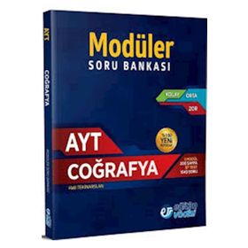 AYT Coğrafya Modüler Soru Bankası Eğitim Vadisi Yayınları