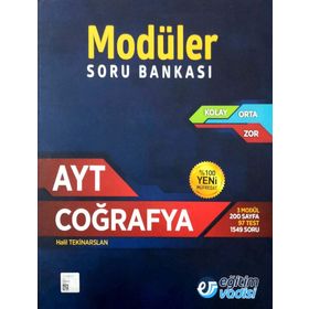 AYT Coğrafya Modüler Soru Bankası Eğitim Vadisi Yayınları