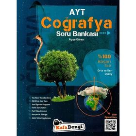 AYT Coğrafya Orta ve İleri Düzey Soru Bankası Kafa Dengi Yayınları