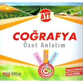 AYT Coğrafya Özet Konu Anlatım-Nitelik Yayınları