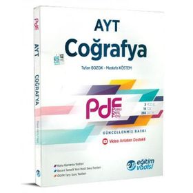 AYT Coğrafya Planlı Ders Föyü PDF-Eğitim Vadisi Yayınları