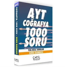 AYT Coğrafya Soru Bankası-Çapa Yayınları