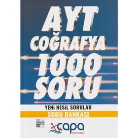 AYT Coğrafya Soru Bankası-Çapa Yayınları