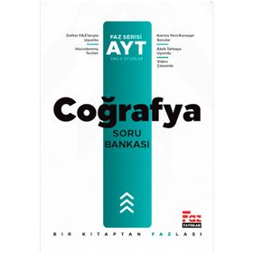 AYT Coğrafya Soru Bankası - Faz Yayınları