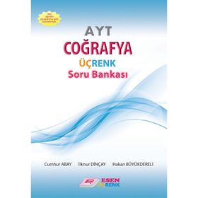 AYT Coğrafya Üç Renk Soru Bankası - Esen Yayınları