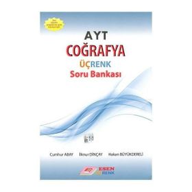 AYT Coğrafya Üç Renk Soru Bankası - Esen Yayınları