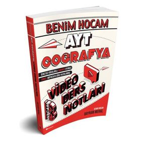 AYT Coğrafya Video Ders Notları Benim Hocam Yayınları 2020