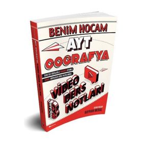 AYT Coğrafya Video Ders Notları Benim Hocam Yayınları 2020