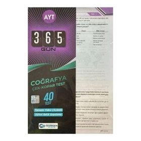 Ayt Coğrafya Yaprak Test - Gezegen Yayıncılık