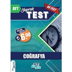 AYT Coğrafya Yaprak Test-Tümler Yayınları