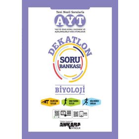 AYT Dekatlon Biyoloji Soru Bankası-Ankara Yayınları