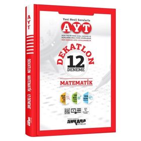 AYT Dekatlon Matematik 12 Deneme Sınavı Ankara Yayıncılık