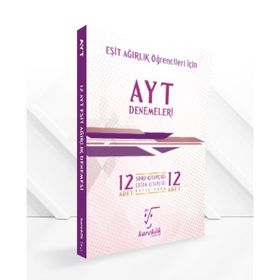 AYT Denemeleri 12 Adet Çözümlü Deneme Seti Eşit Ağırlık Karekök Yayınları