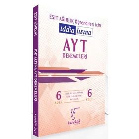 AYT Denemeleri 6 Adet Deneme Seti Eşit Ağırlık - Karekök Yayınları