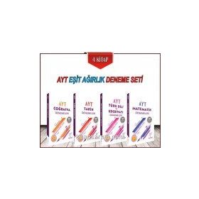 AYT Denemeleri 6 Adet Deneme Seti Eşit Ağırlık - Karekök Yayınları