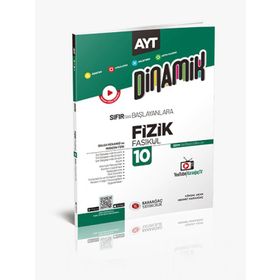 AYT Dinamik Fizik Fasikülleri 10 Karaağaç Yayınları
