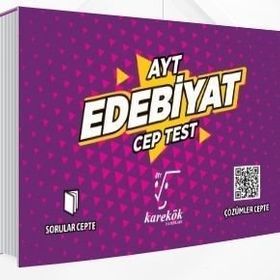 Ayt Edebiyat Cep Test Karekök Yayınları