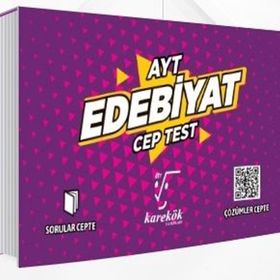 Ayt Edebiyat Cep Test Karekök Yayınları