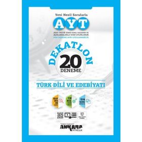 AYT Edebiyat Dekatlon 20 Deneme-Ankara Yayınları