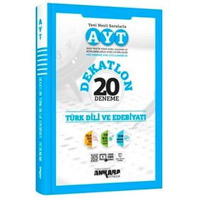 AYT Edebiyat Dekatlon 20 Deneme-Ankara Yayınları