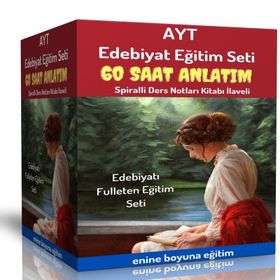 AYT Edebiyat Görüntülü Eğitim Seti 60 Saat Anlatım Enine Boyuna Eğitim