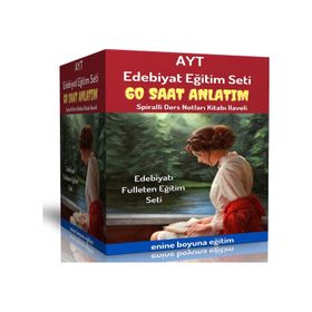 AYT Edebiyat Görüntülü Eğitim Seti 60 Saat Anlatım Enine Boyuna Eğitim