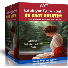 AYT Edebiyat Görüntülü Eğitim Seti 60 Saat Anlatım Enine Boyuna Eğitim