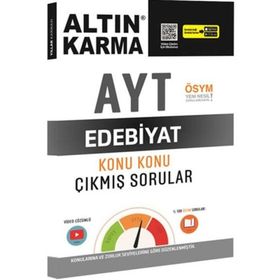 Ayt Edebiyat Konu Konu Çıkmış Sorular Altın Karma Yayınları