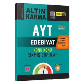 Ayt Edebiyat Konu Konu Çıkmış Sorular Altın Karma Yayınları