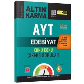 Ayt Edebiyat Konu Konu Çıkmış Sorular Altın Karma Yayınları