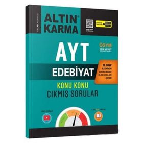 Ayt Edebiyat Konu Konu Çıkmış Sorular Altın Karma Yayınları