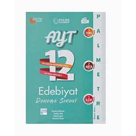 AYT Edebiyat Palmetre 12 Deneme Palme Yayınları