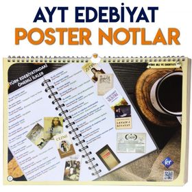 AYT Edebiyat Poster Notlar Kr Akademi Yayınları