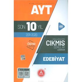 Ayt Edebiyat Son 10 Yıl Konularına Göre Tamamı Çözümlü Çıkmış Sorular - A Yayınları