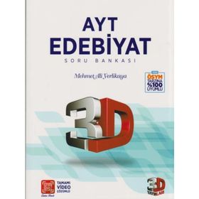AYT Edebiyat Soru Bankası-3D Yayınları