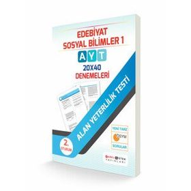 AYT Edebiyat Sosyal Bilimler 1 20x40 Deneme Farklı Sistem Yayınları