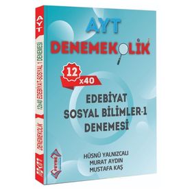 AYT Edebiyat Sosyal Bilimler 1 Denemekolik 12 x 40 Denemesi-Feybe Yayınları