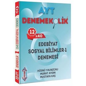 AYT Edebiyat Sosyal Bilimler 1 Denemekolik 12 x 40 Denemesi-Feybe Yayınları