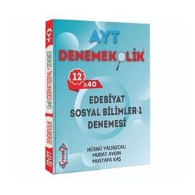 AYT Edebiyat Sosyal Bilimler 1 Denemekolik 12 x 40 Denemesi-Feybe Yayınları