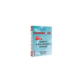 AYT Edebiyat Sosyal Bilimler 1 Denemekolik 12 x 40 Denemesi-Feybe Yayınları