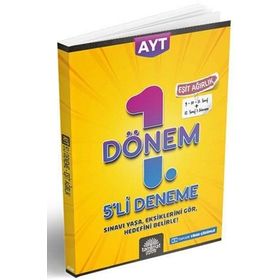 Ayt Eşit Ağırlık 1. Dönem 5'li Deneme-Tammat Yayıncılık