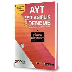 AYT Eşit Ağırlık 5 li Denemeleri-Pascal Yayınları