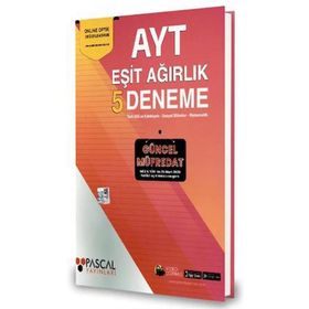 AYT Eşit Ağırlık 5 li Denemeleri-Pascal Yayınları