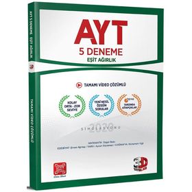 AYT Eşit Ağırlık 5'li Deneme - 3D Yayınları